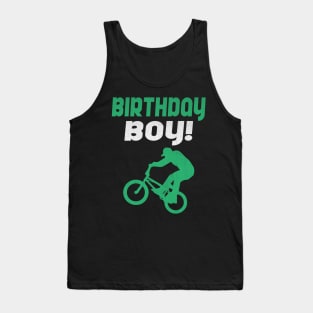 Birthday Boy Freestyle BMX Design Tank Top